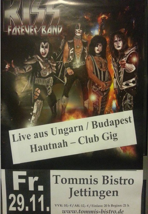 KISS Forever Tribute Band - live at Tommis Bistro
